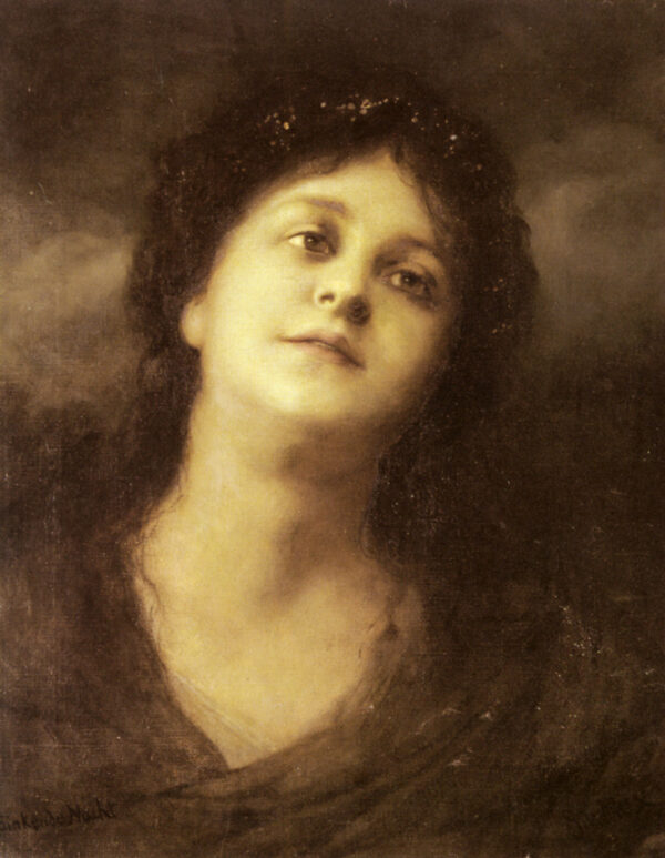 Dusk by Gabriel Cornelius Ritter von Max, hand-painted oil painting reproduction