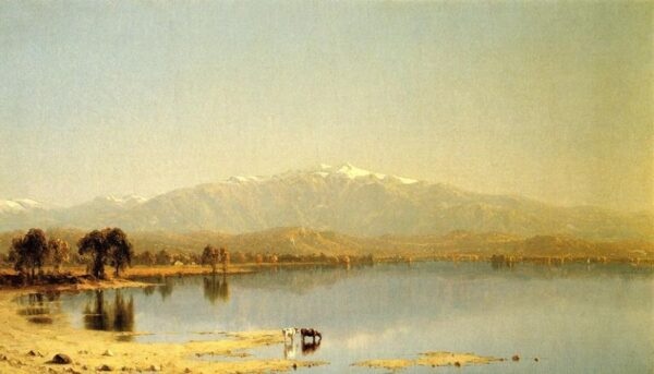 Early October in the White Mountains by Sanford Robinson Gifford, hand-painted oil painting reproduction