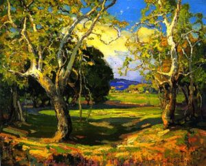 Early Spring by Franz Bischoff, hand-painted oil painting reproduction