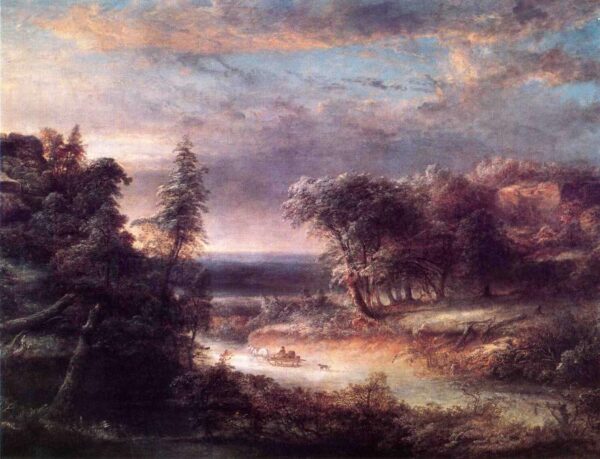 Early Winter by Thomas Doughty, hand-painted oil painting reproduction