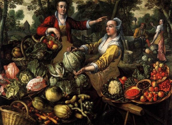 Earth by Joachim Beuckelaer, hand-painted oil painting reproduction