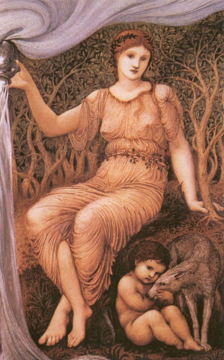 Earth Mother by Edward Burne-Jones, hand-painted oil reproduction