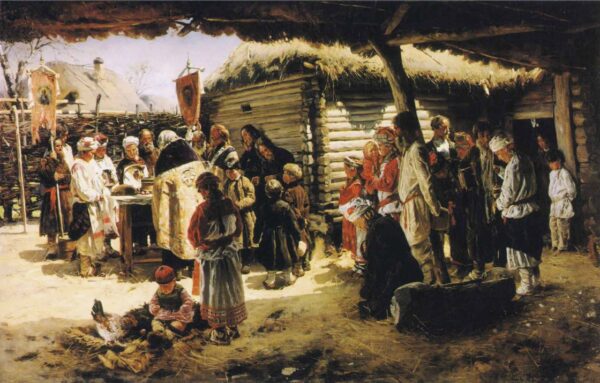Easter Te Deum by Vladimir Makovsky, hand-painted oil painting reproduction