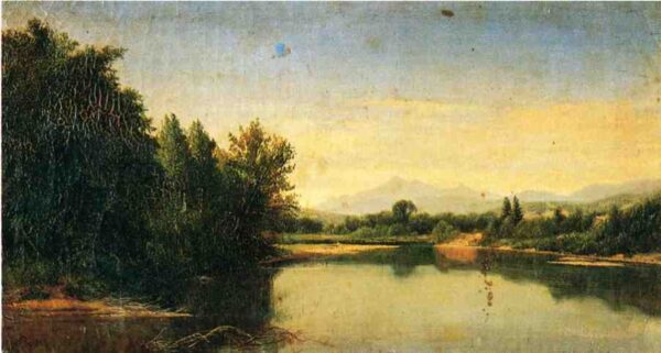 Eastern Mountain Lake by John Frederick Kensett, hand-painted oil painting reproduction