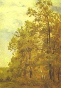 Edge Of A Forest by Isaac Levitan, hand-painted oil painting reproduction