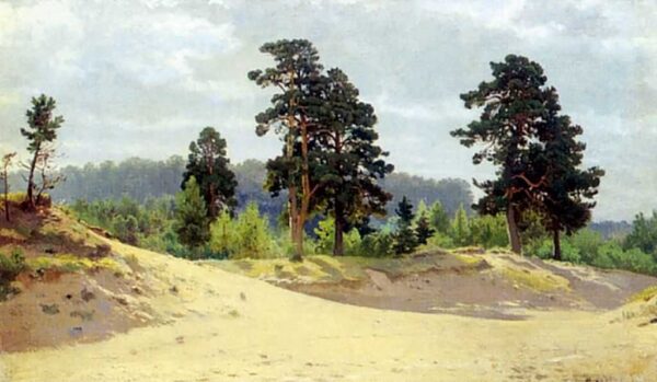 Edge of Forest by Ivan Shishkin, hand-painted oil painting reproduction