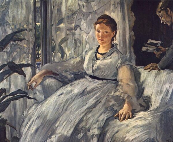 La Lecture by Édouard Manet, hand-painted oil painting reproduction