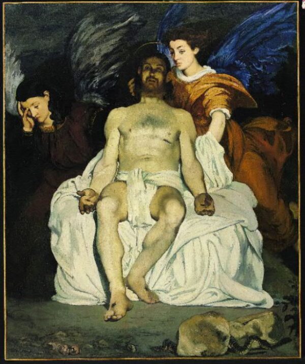 Le Christ Mort et les Anges by Édouard Manet, hand-painted oil painting reproduction