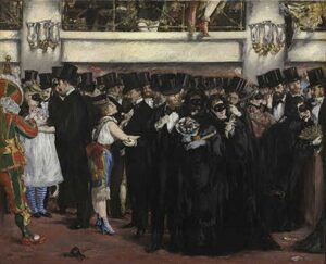 Masked Ball at the Opera by Édouard Manet, hand-painted oil painting reproduction