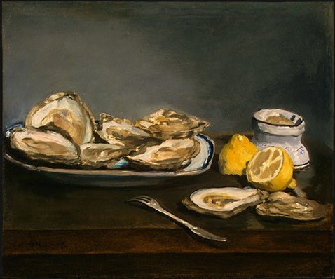 Oysters by Édouard Manet, hand-painted oil reproduction