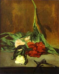 Peony Stem and Shears by Édouard Manet, hand-painted oil painting reproduction