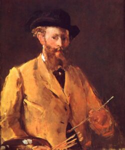 Self Portrait with a Palette by Édouard Manet, hand-painted oil painting reproduction