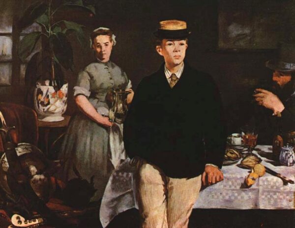 The Luncheon in the Studio by Édouard Manet, hand-painted oil painting reproduction