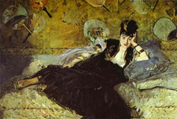 Woman with Fans by Édouard Manet, hand-painted oil painting reproduction