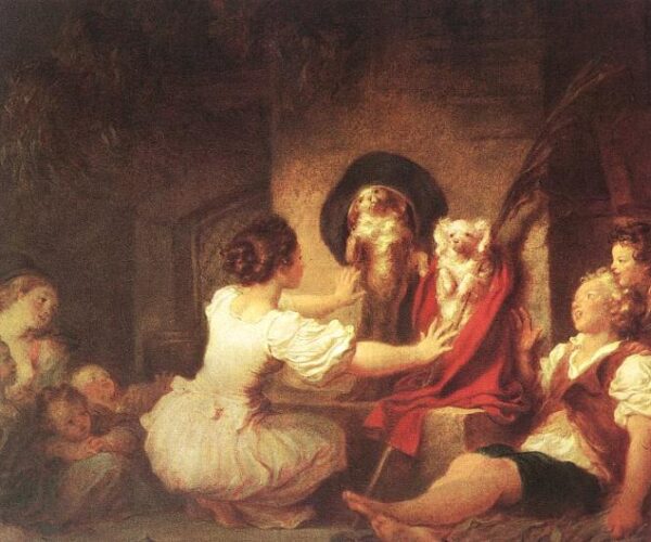 Education is Everything by Jean-Honoré Fragonard, hand-painted oil painting reproduction