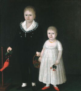 Edward and Sarah Rutter by Joshua Johnson, hand-painted oil painting reproduction