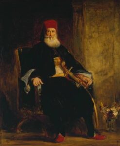 His Highness Muhemed Ali, Pacha of Egypt by David Wilkie, hand-painted oil painting reproduction