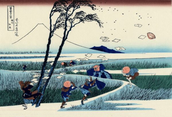 Ejiri In The Suruga Province by Katsushika Hokusai, hand-painted oil painting reproduction