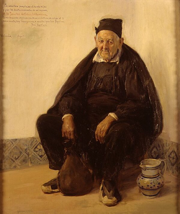 El Abuelo by José Benlliure y Gil, hand-painted oil painting reproduction