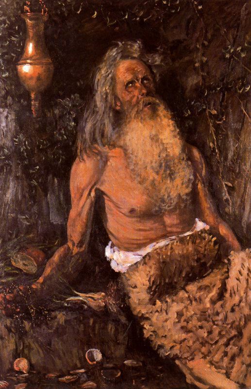 El Anacoreta by Antonio Muñoz Degrain, hand-painted oil reproduction
