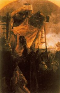 El Descendimiento by Antonio Muñoz Degrain, hand-painted oil painting reproduction