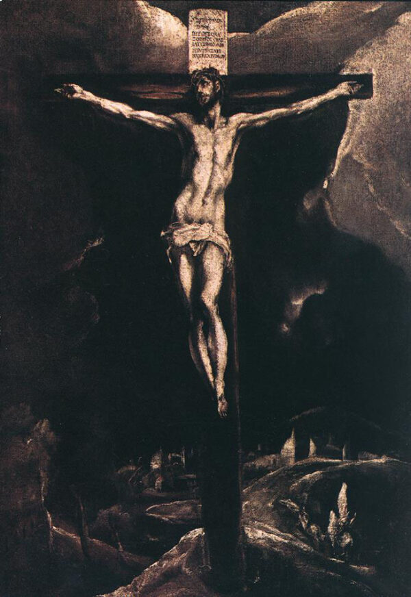 Christ on the Cross by El Greco, hand-painted oil painting reproduction