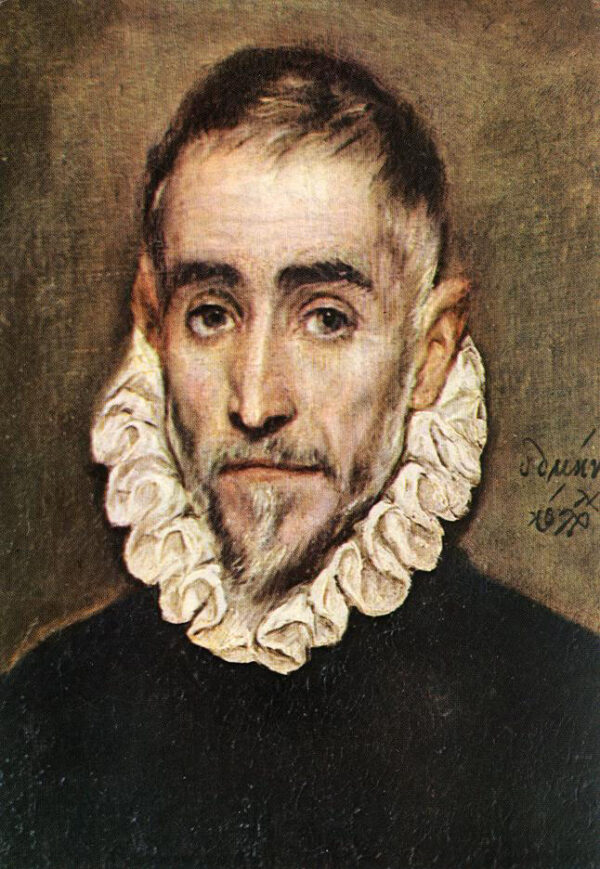 Portrait of an Elder Nobleman by El Greco, hand-painted oil painting reproduction