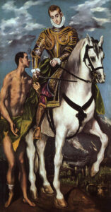 St Martin and the Beggar by El Greco, hand-painted oil painting reproduction