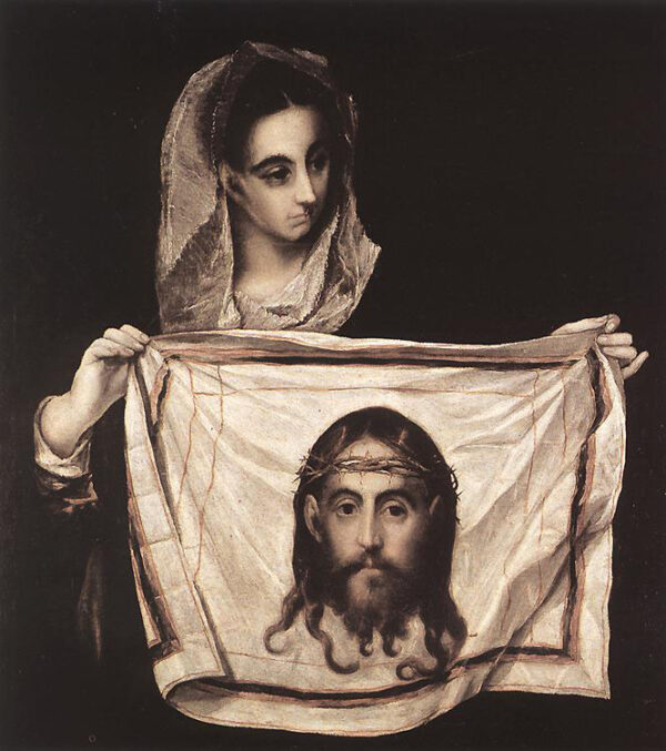 St Veronica with the Sudary by El Greco, hand-painted oil painting reproduction