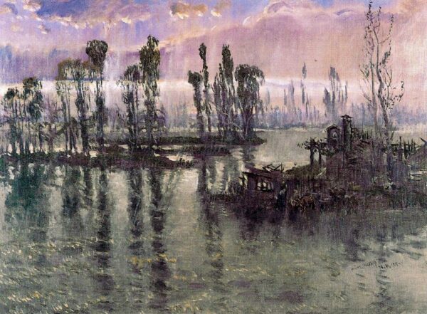 El Tajo Lluvia by Antonio Muñoz Degrain, hand-painted oil painting reproduction