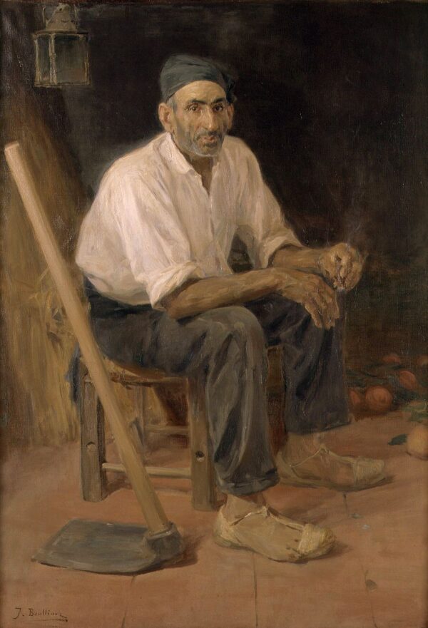 El Tio Maties by José Benlliure y Gil, hand-painted oil reproduction