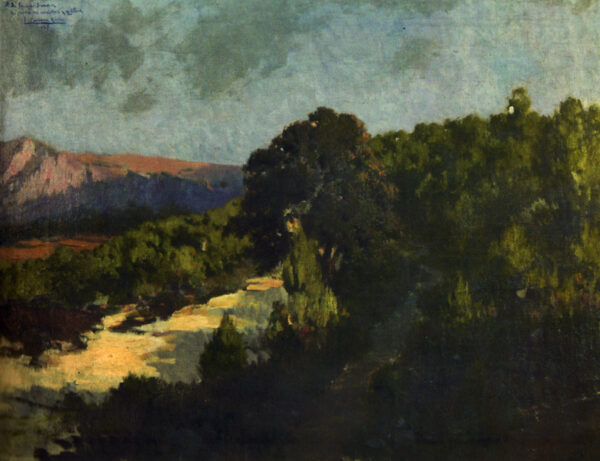 El camino by Fernando Cabrera Canto, hand-painted oil reproduction