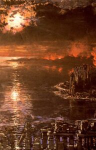 El mar Muerto by Antonio Muñoz Degrain, hand-painted oil painting reproduction