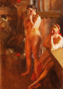 Eldsken by Anders Zorn, hand-painted oil painting reproduction