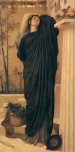 Electra at the Tomb of Agamemnon by Lord Frederick Leighton, hand-painted oil painting reproduction