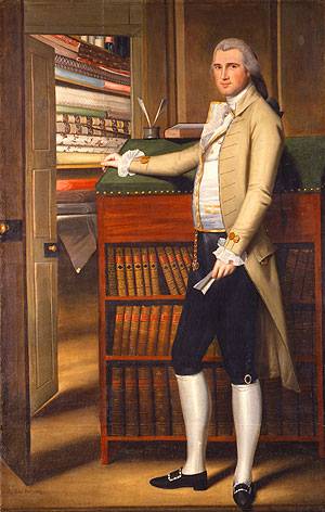 Elijah Boardman 1789 by Ralph Earl, hand-painted oil reproduction