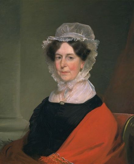 Elizabeth Tuckerman Salisbury (Mrs. Stephen Salisbury I) by Chester Harding, hand-painted oil reproduction