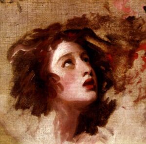Emma Hamilton as Miranda by George Romney, hand-painted oil painting reproduction