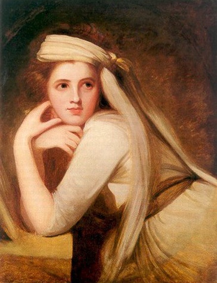 Emma Hamilton as a Bacchante by George Romney, hand-painted oil reproduction