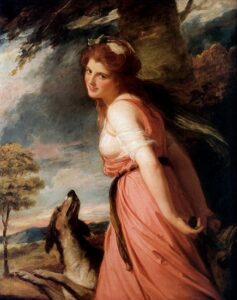 Emma Hamilton as a Bacchante III by George Romney, hand-painted oil painting reproduction