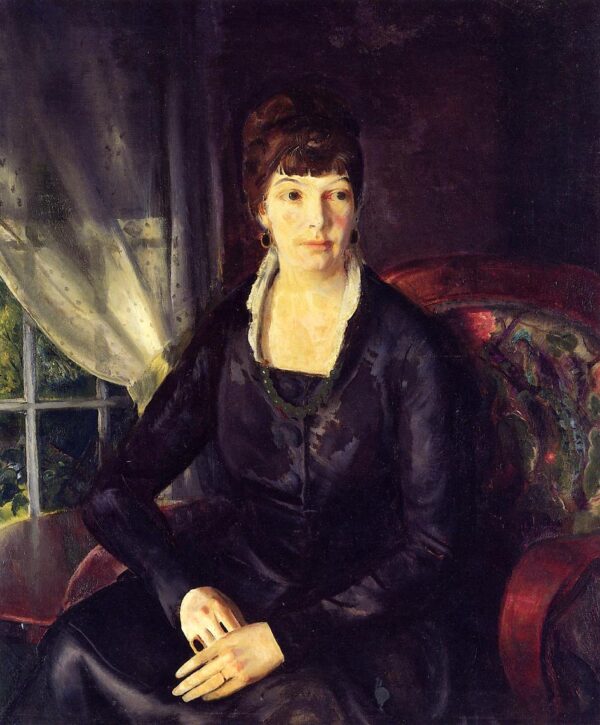 Emma at the Window by George Bellows, hand-painted oil painting reproduction