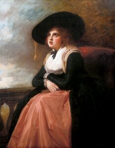Emma in Morning Dress by George Romney, hand-painted oil painting reproduction