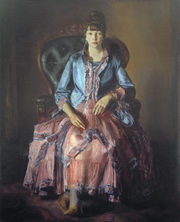 Emma in a Purple Dress by George Bellows, hand-painted oil painting reproduction