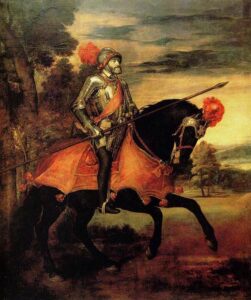 Emperor Charles by Titian, hand-painted oil painting reproduction