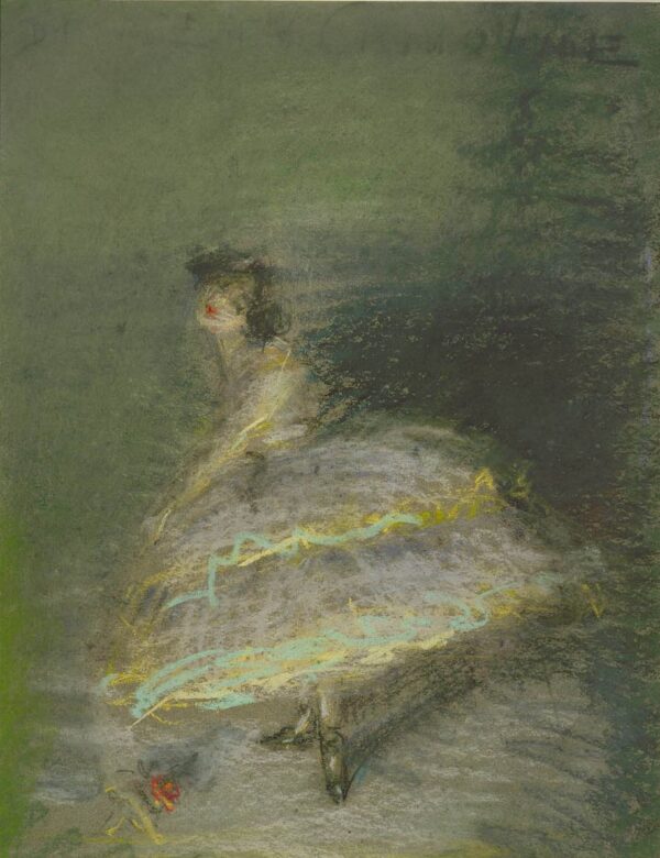 En Crinoline by Alice Pike Barney, hand-painted oil painting reproduction