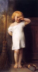 En Penitence by Leon Bazile Perrault, hand-painted oil painting reproduction