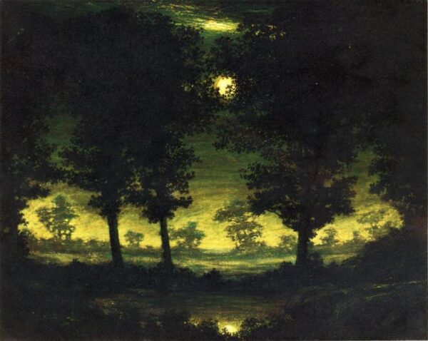 Enchanted Pool by Ralph Albert Blakelock, hand-painted oil painting reproduction