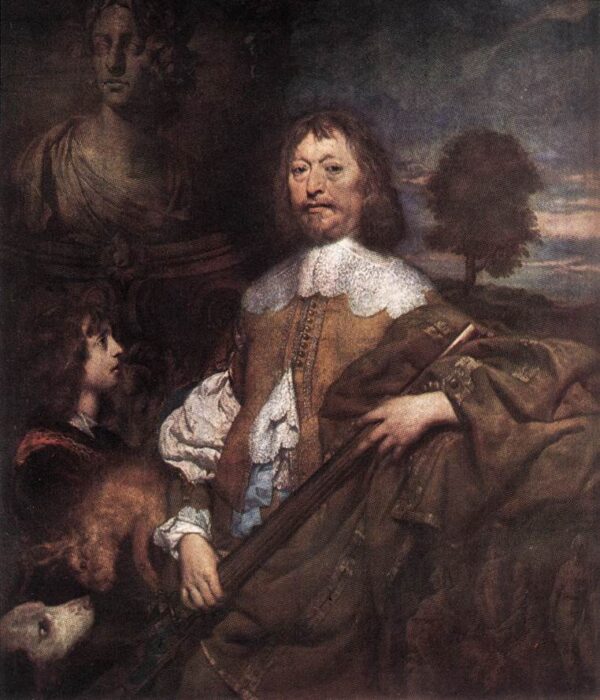 Endymion Porter by William Dobson, hand-painted oil painting reproduction