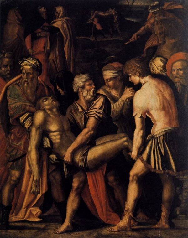 Entombment by Giorgio Vasari, hand-painted oil painting reproduction