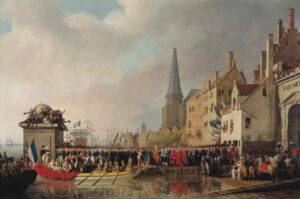 Entry of Bonaparte as First Consul 1807 by Mathieu Ignace van Bree, hand-painted oil painting reproduction